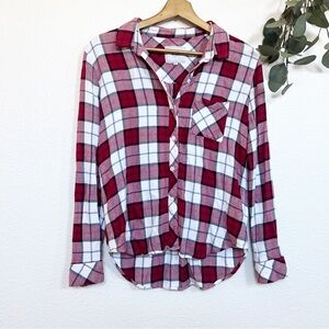 Rails- Red Plaid Button Down Size M